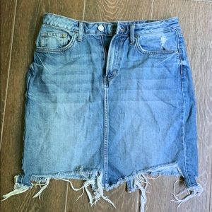 Denim skirt